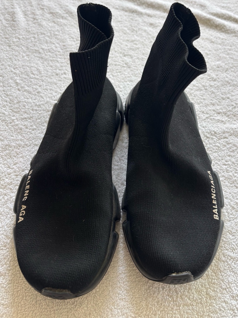 Balenciaga Black Speed 2.0 Sock Sneakers - Picture 3 of 8